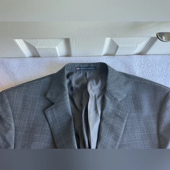 Hart Schaffner Marx Plaid Pattern Blazer 44